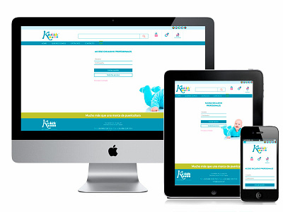 Diseño y desarrollo Kiokids branding design identity illustration logo responsive ux vector web website
