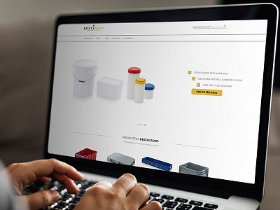 Diseño web Boxxipack branding design logo responsive ux vector web website