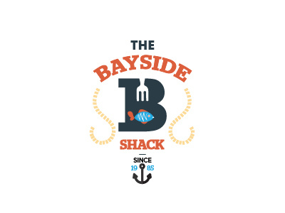 The Bayside Shack - Logo bayside brand food graphic design logo restaurant shack
