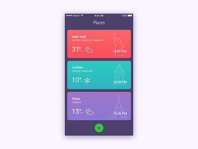 Weather App Concept