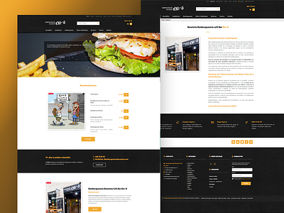 Diseño tienda online de comida a domicilio design designer developer diseño web freelance html 5 user interface web design web design agency web design company
