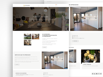 Diseño web estudio de decoración e interiorismo Ourense design designer diseño web freelance logo web design web design agency web design company