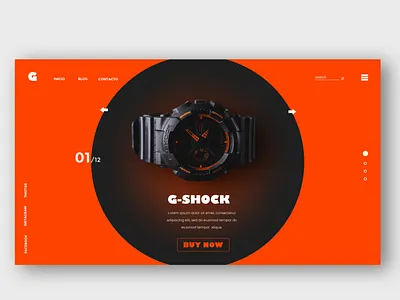 Landing Page para Tienda Relojes design designer developer diseño web e commerce freelance html 5 html css interface páginas web responsive design tiendas online user interface ux web web design web design agency web design company web developer website