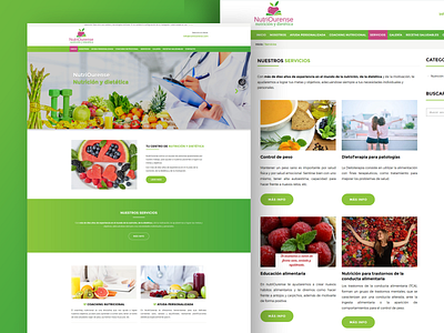 Diseño web empresa de dietética y nutrición