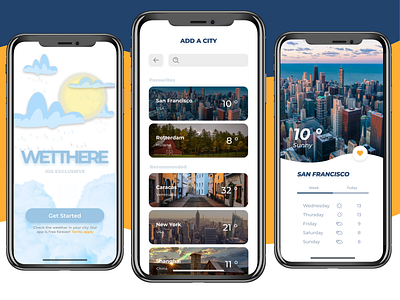 Weather app design