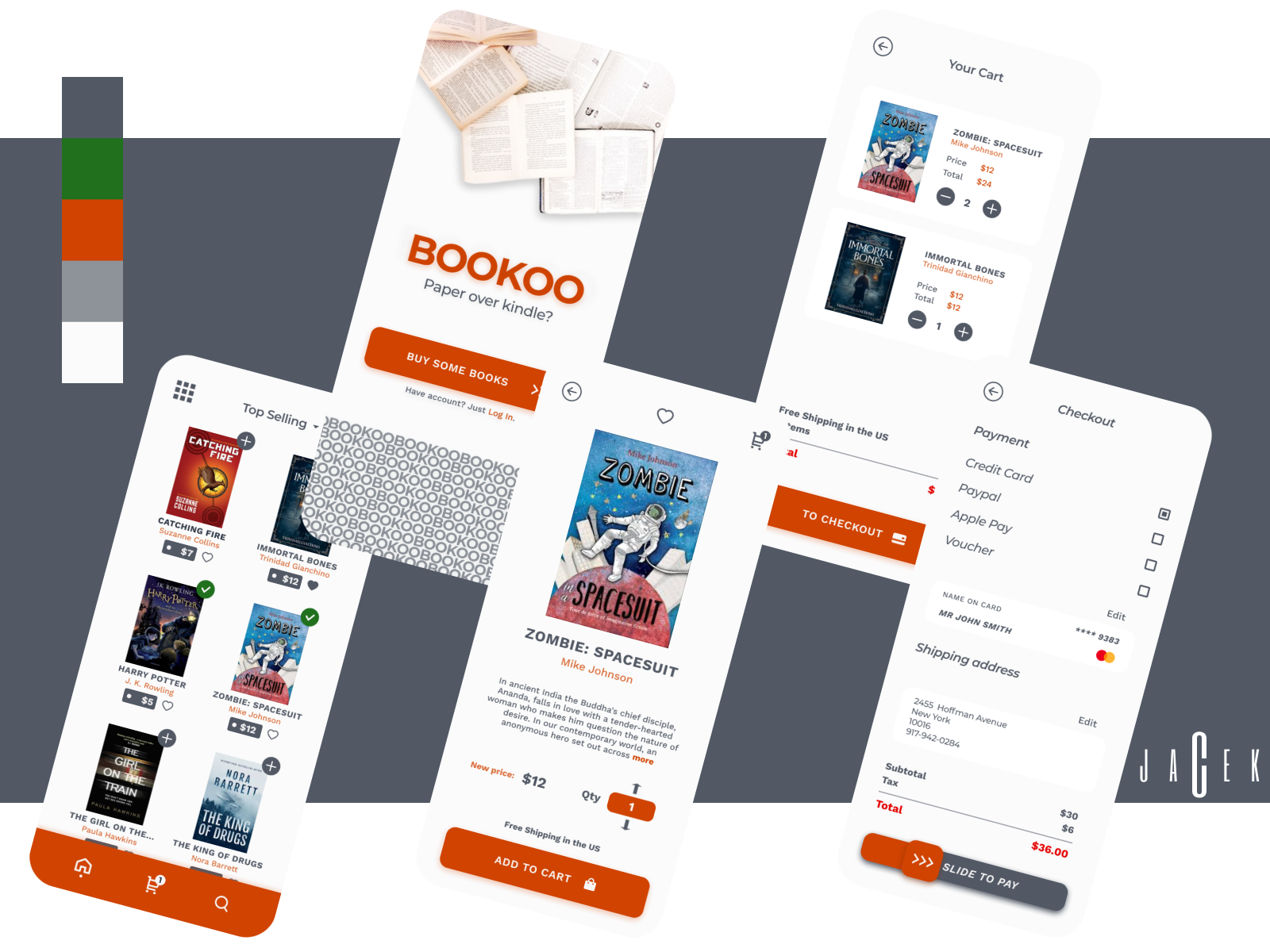 Bookoo by Jacek on Dribbble