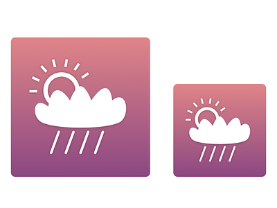 Weather app icon