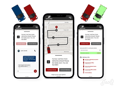 Parcel Delivery Location Tracker Concept daily ui delivery app design illustration location location tracker logo map parcel delivery ui vector web