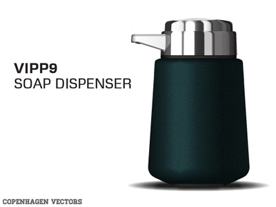 Vippsoapdispenser Copenhagenvectors Dribbble1 copenhagen dispenser download free illustrator realistic soap vector vectors vipp vipp9