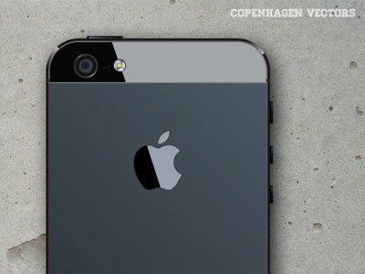 iPhone 5 5 copenhagen free illustrator iphone photo realistic vectors