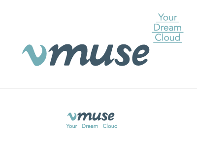 vmuse logo and mini-logo branding graphic design lettering logo vmuse