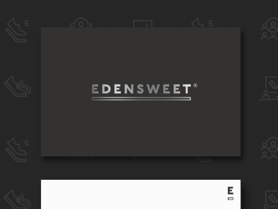Edensweet logo on cards brand cards edensweet fashion logo print shoes