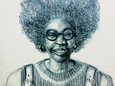 afro pencil sketch afro pencil woman