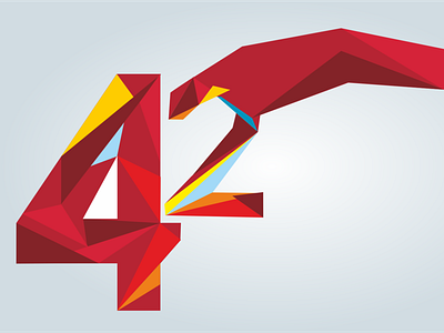 42 anniversary logo