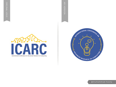 ICARC 2022 - REDESIGN branding conference graphic design logo virtual conference