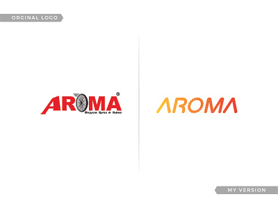 Aroma Tyre - Logo Comparision