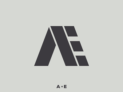 AE Monogram - Logo (II) black and white brand branding graphic design letter logo lettermark lettermark logo logo logo designer logodesign logodesigner monogram monogram logo