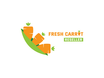 Fresh Carrot agriculture carrot carrotlogo design designer graphic designer logodesign logodesigner