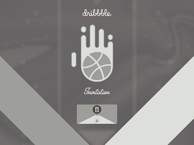 Dribbble Invitation black and white design designer dribbble dribbble invitation dribbble invite dribbble invites graphic design graphic designer logo designer monochromatic monochrome