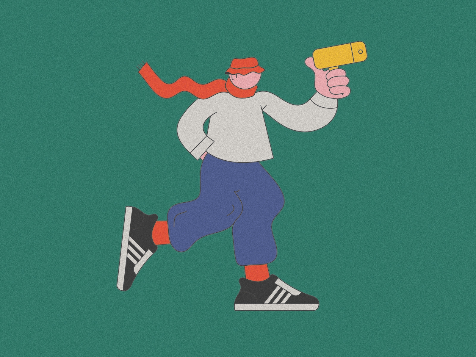 Football Fan Illustration by Oliver O'Callaghan on Dribbble