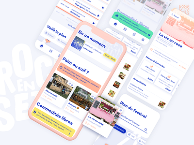 Rock en Seine - mobile app concept
