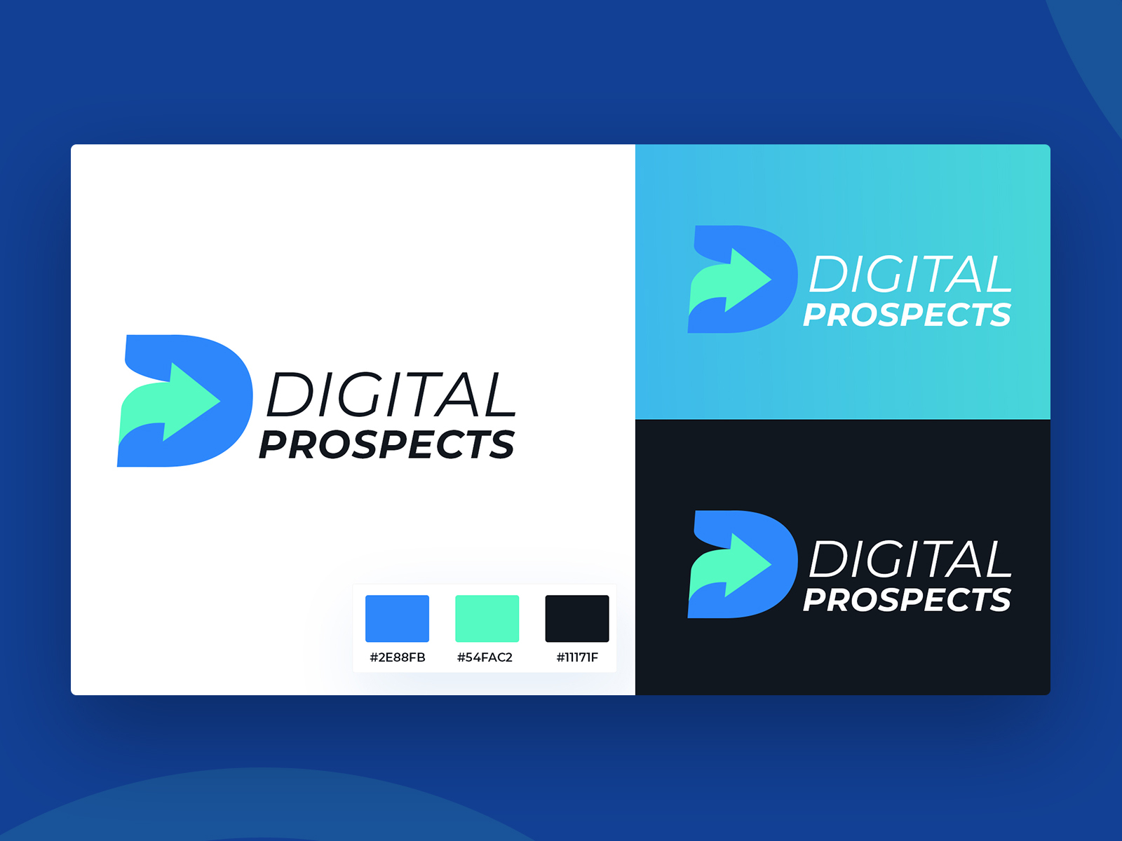 Digital Prospects Logo by Sameer Mohsin on Dribbble