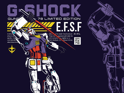 GUNDAM X GSHOCK