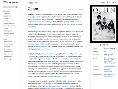 Wikipedia Redesign