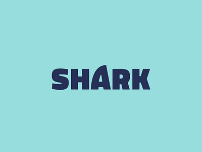 Shark logo typography vector