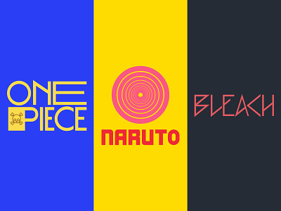 Big 3 typography anime design graphic design logo type typography