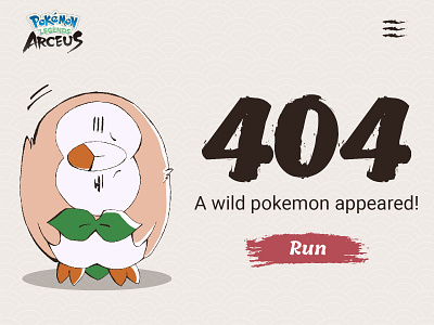 Daily UI #008 - 404 Page 404 branding challenge design gaming graphic design illustration pokemon ui ux vector website