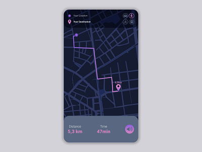 Daily UI #019 - Location Tracker