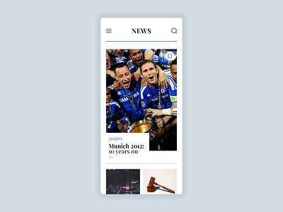 Daily UI #094 - News app challenge daily ui design figma graphic design minimal news ui ux