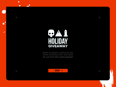 Daily UI #097 - Giveaway branding challenge clean daily ui death design giveaway graphic design icons lve netflix robots ui ux vector web