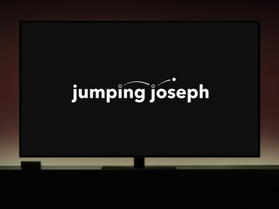 Jumping Joseph animation branding clean fresh hollywood ident identity jumping joseph logo design memorable minimal modern movie quirky sans serif screenplay screenwriter stationary vector workmark