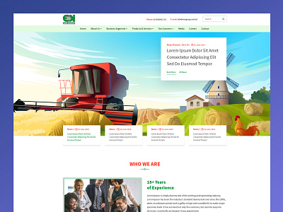 EON Group of Industries Homepage_V3 app bangladesh brand clean color companies creative design eon food graphic group homepage illustration industries landing ui ux web website