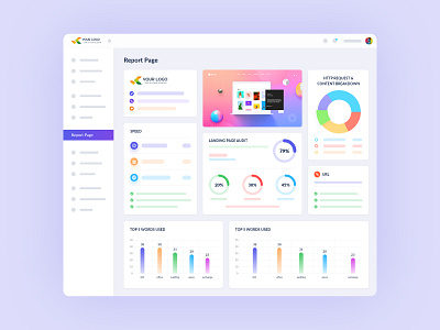 SEO Audit Software UI Design