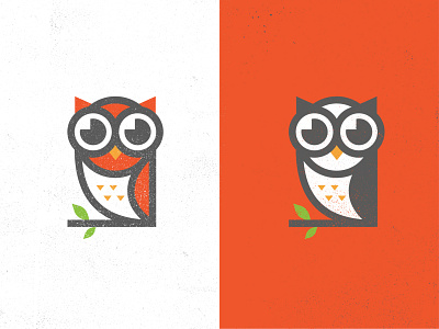 Spectacled Owl design icon illustration nerd owl owl illustration owl logo texture