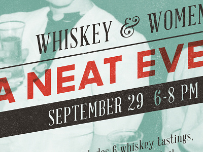 Whiskey & Women design neat type typography whiskey women