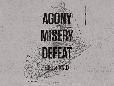 Fort Knox Shirt agony defeat design fort knox graphic kentucky misery shirt topography