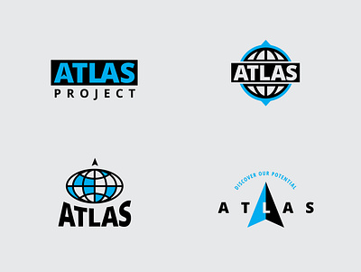 Atlas Logo Design Exploration atlas bold globe logo logodesign
