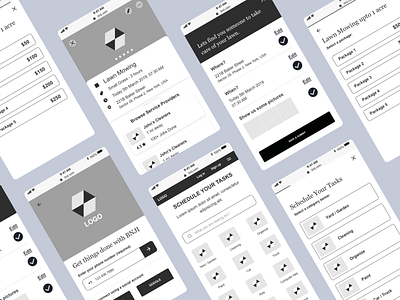 App Wireframe app design app ui app ui ux design agency on demand app service app ui design ux design wireframe wireframe design wireframing