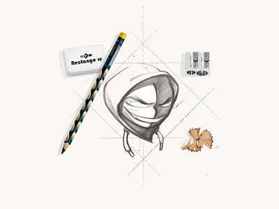 Logo sketch - Shado design drawing graphic design hip hop identity illustration logo sketch vector