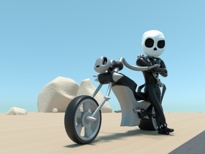 Ghost Rider 3d animation 3d art ghost rider skull