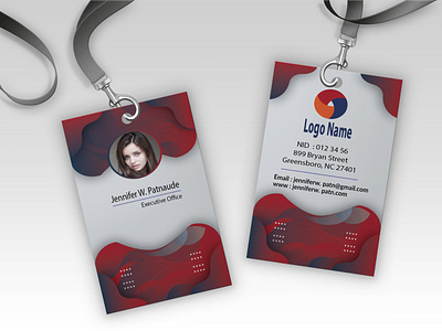 Creative id Card Design by Md Ahmed Rubel on Dribbble