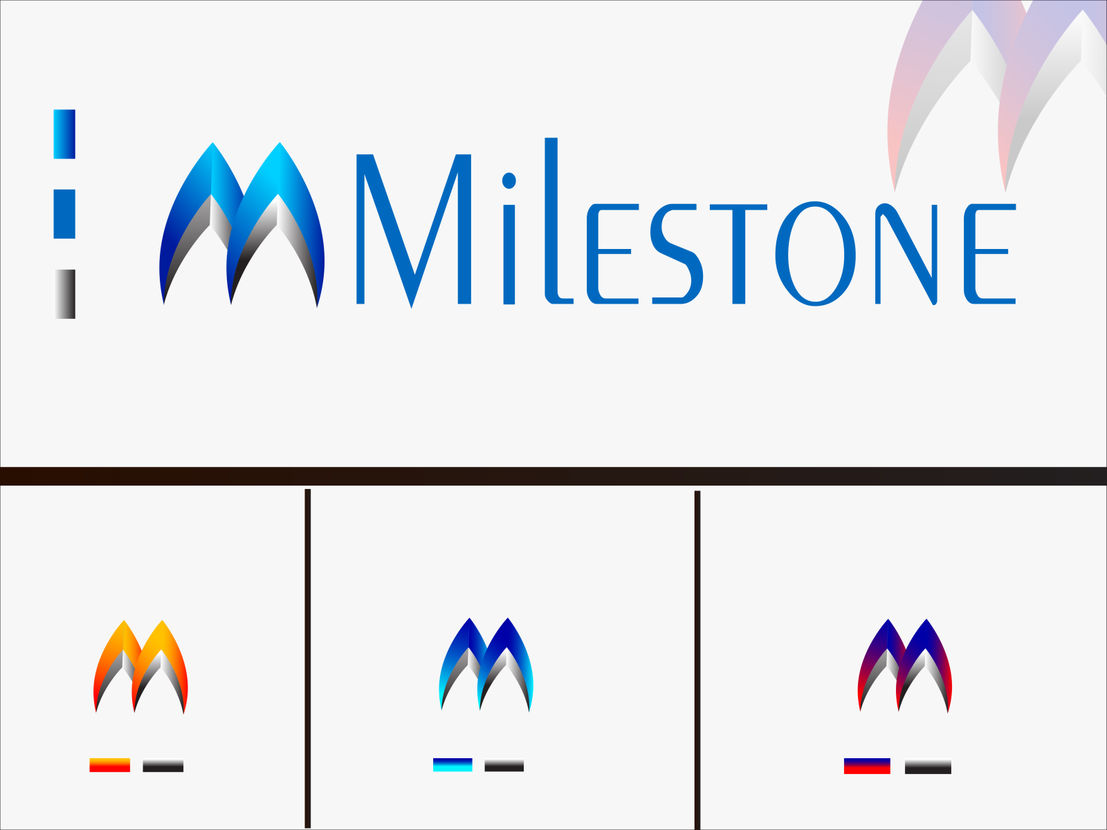 Milestone Branding by Tyler Coderre on Dribbble