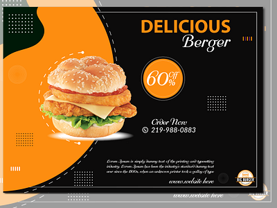 Social Media Post Design Food Banner