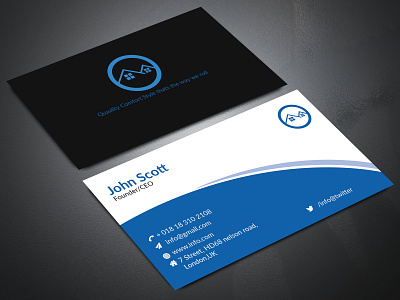 Corporate business card