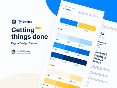 Getting Things Done - Figma Design System (free) design system figma landing page ui style guide template ui kit website design website template