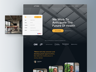 Health Investment Group Website UI Design corporate ui design figma finance ui health ui health website illustration interface design investing ui investing website landing page ui ui ui website webdesign website design